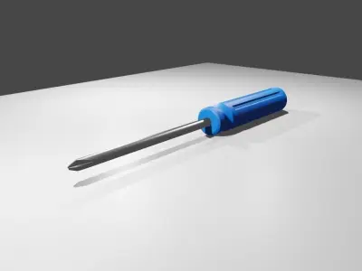 Philips Screwdriver Tool - Ferramenta Chave Philips Low-poly 3D model