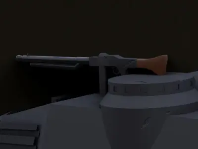 Tiger II H Low-poly Low-poly 3D model