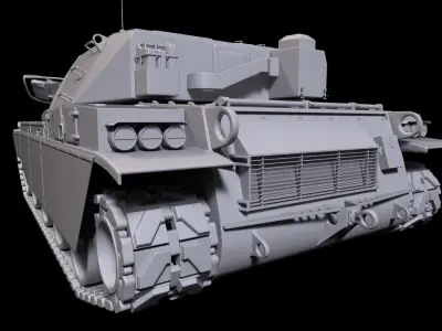 T95 FV4201 CHIEFTAIN  3D model