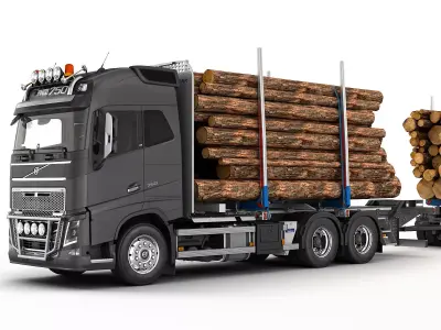 VOLVO FH Timber 3D model