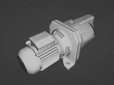 ELECTRIC PUMP with MOTOR 3D model