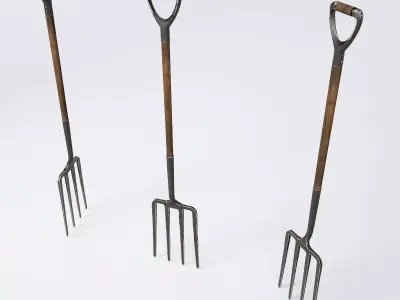 Spade fork 3d model  3D model