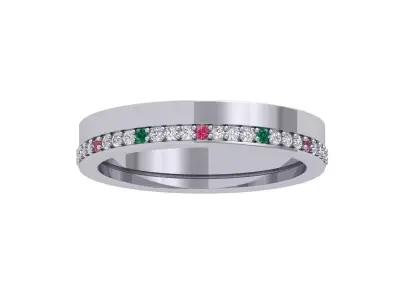Wedding Band 3D print model 3