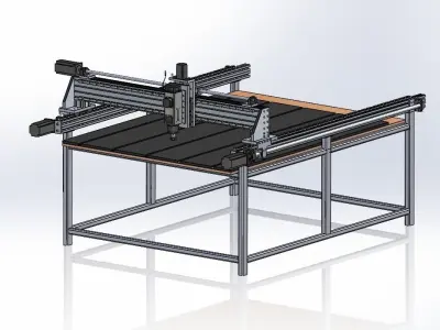 DIY CNC ROUTER - 1600x2150mm 3D model