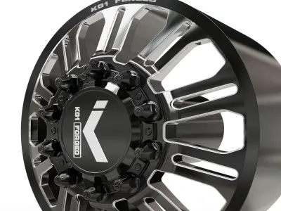 FRONT KG1 KD004-B-1 DUALLY WHEEL 3D MODEL 3D model