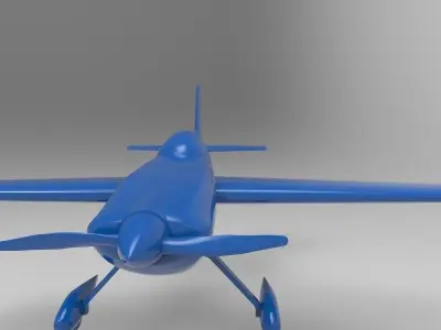 3D STL model of a plane 3D model