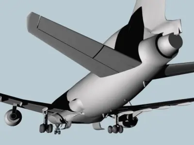 Lockheed L1011 Tristar 3D Model 3D model