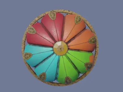 Rainbow Balloon 3D model