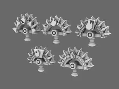 Dragon Knights Dragon Scale Relic 3D print model
