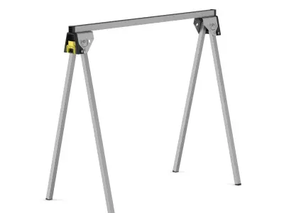 Metal Sawhorse 3D model