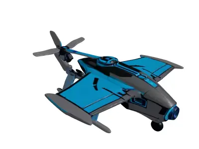 Advanced SciFi Recon Drone 3D model