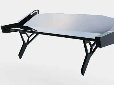spoiler black Carbon tuning garage  3D model