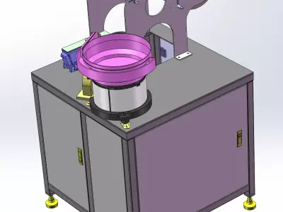 Hardware packaging machine 3D model