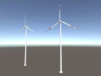 Low-Poly Wind Turbine Low-poly 3D model