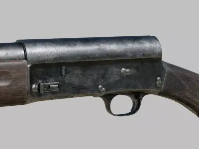 Browning Auto 5 Low-poly 3D model purchase