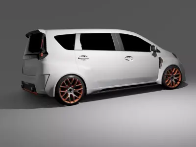 Perodua Alza Infinite Concept 2010 3D model