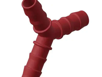 Plastic Irrigation Pipe Y Joint Toy 3D model