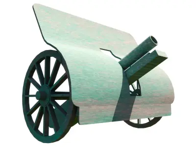 Old Style Cannon 3D model