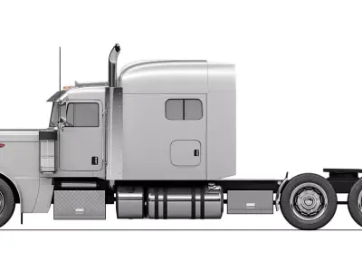 Peterbilt 389 Sleeper Cab 2018 3D model