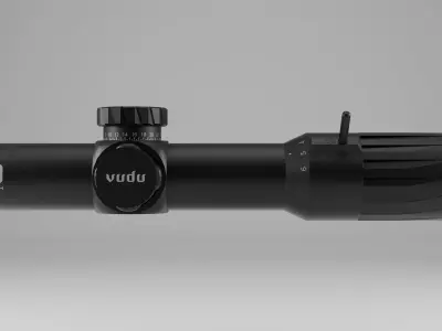 Vudu Riflescope 3D Model 3D model