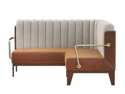 Banquette Leather 3D model