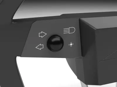 Cybertruck Steering Wheel 3D model