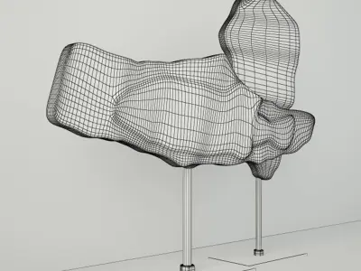 Fossils on Stand 3D model