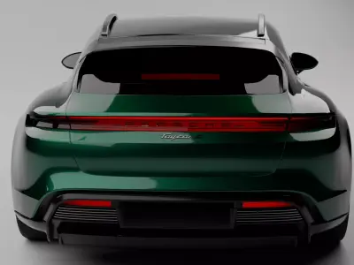 Porsche Taycan 3D model buy