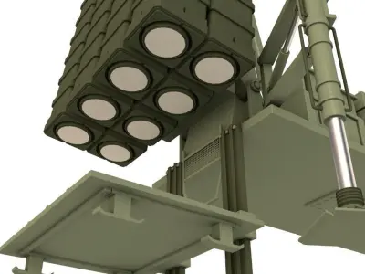 Air Defense Missile System 3D model