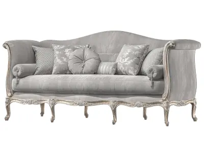 christies serpertine sofa art 336 3D model