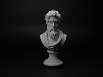 Persian Immortal Bust Chess 3D print model purchase