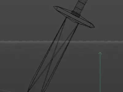 Sword Low Poly Free low-poly 3D model