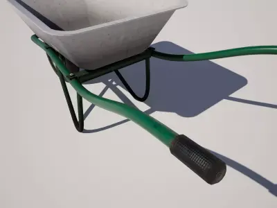 Wheelbarrow 3D model 7