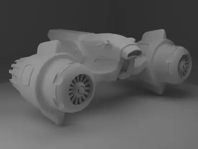 moto futurista  Free 3D model
