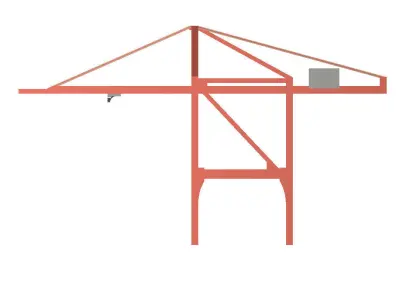 Container Crane 3D model