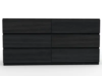 Modern Drawer Low-poly 3D model