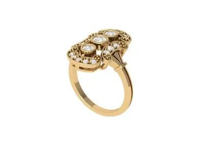 Wedding Ring  3D print model 462