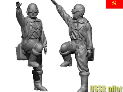 Ussr Pilot  3D print model purchase