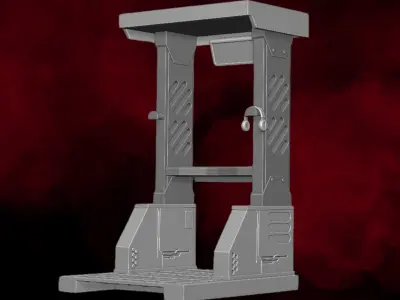 Shooting Range 2025 Playset 3D printable  For Action Figures 3D print model
