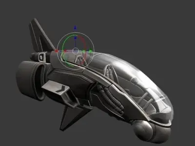 Aircraft E-45 Free low-poly 3D model