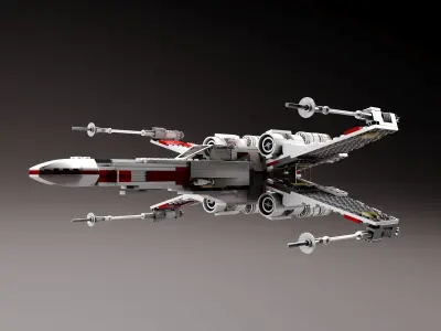 LEGO SW X-Wing 3D model