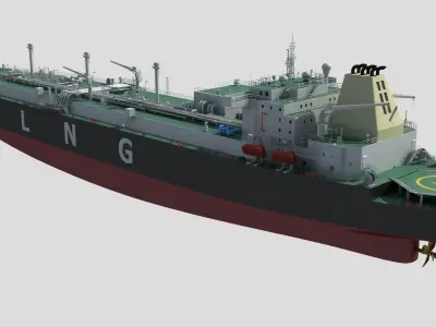 LNG Ship 3D model