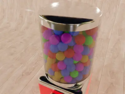 Gumball Machine 3D model purchase