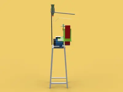 BELT GRINDER ABRASIVE SANDER POLISHER EDGES SHARPENER 3D model