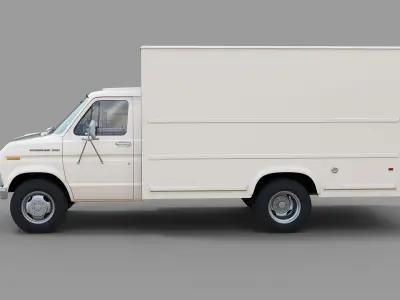  1976 Ford E-350 Cutaway cargo box 