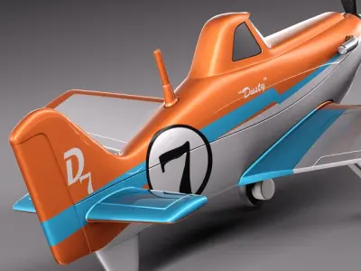 Disney Dusty Crophopper 3D model