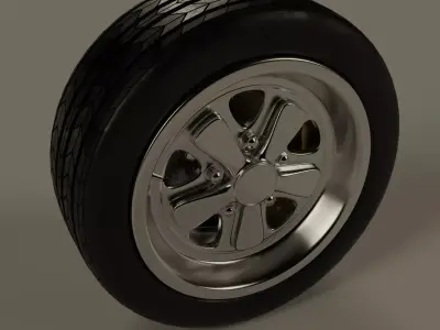 Car wheel  Free 3D model