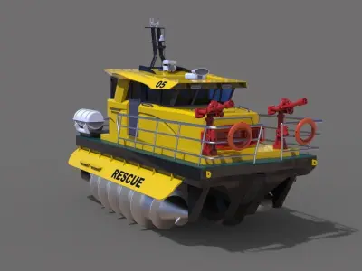 Arctic Rescue Vehicle 3D print model