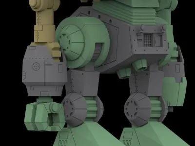 WALKERMACHINE  Sentou Mecha Xabungle 3D model