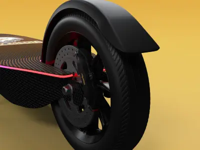 ELECTRIC SCOOTER 3D model 6